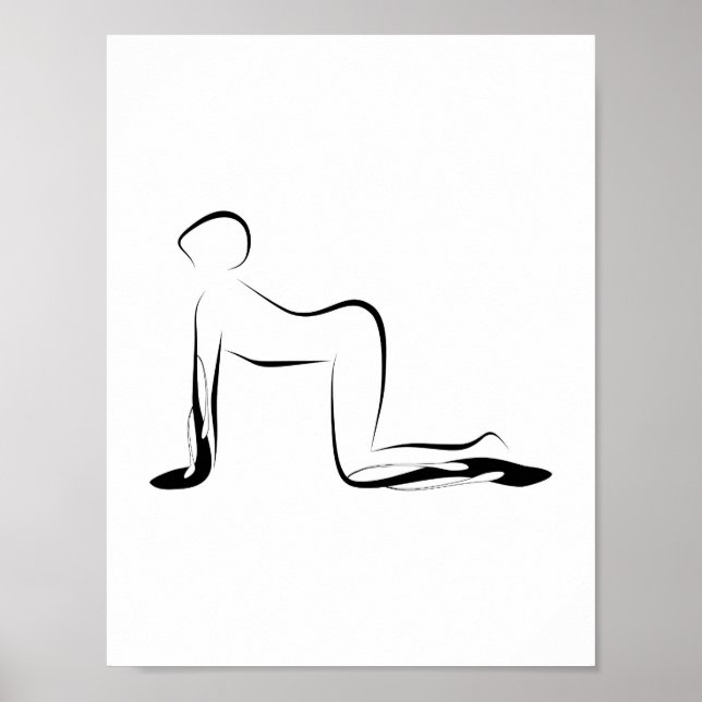 Póster Poster de yoga (Frente)