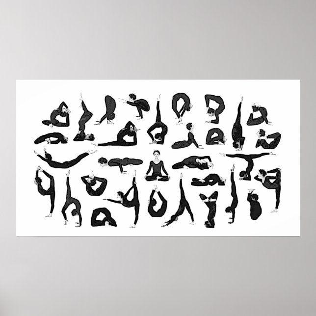 Póster Poster de yoga (Frente)