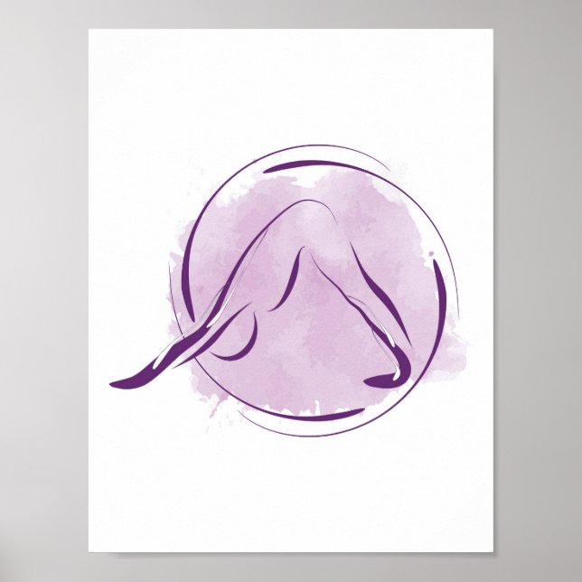 Póster Poster de yoga (Frente)