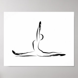 Póster Poster de yoga