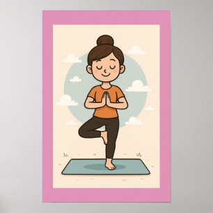 Póster Poster de yoga