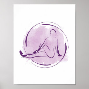 Póster Poster de yoga
