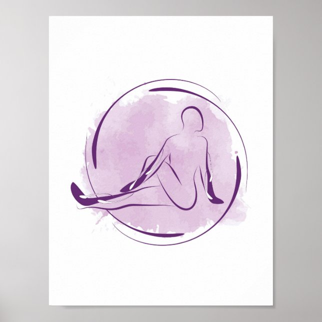 Póster Poster de yoga (Frente)