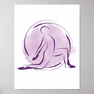 Póster Poster de yoga