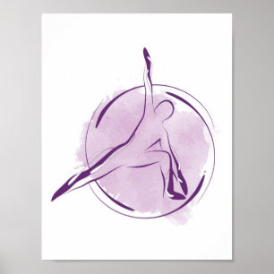Póster Poster de yoga