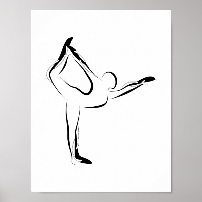 Póster Poster de yoga (Frente)
