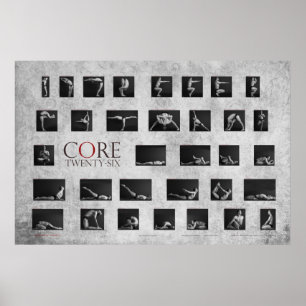 Póster Poster de yoga Core 26
