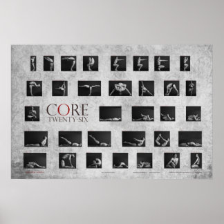 Póster Poster de yoga Core 26