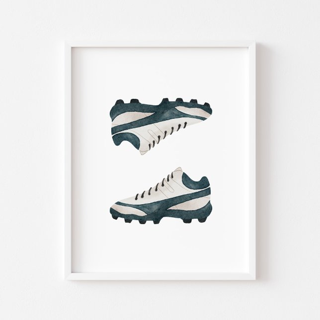 Póster Poster de zapatos de fútbol acuático (Subido por el creador)