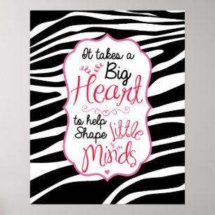 Póster Poster de Zebra ABC