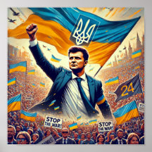 Poster de Zelenskyy Stop War Rally