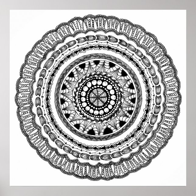 Póster Poster de Zendala "Queste" (Frente)