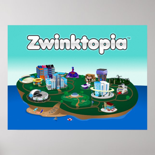 Póster Poster de Zwinktopia (Frente)