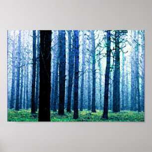 Póster Poster Deep Piney Woods