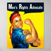 Poster defensor de los derechos de los hombres