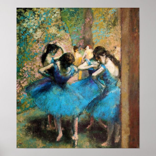 Póster Poster Degas Blue Dancers (Frente)