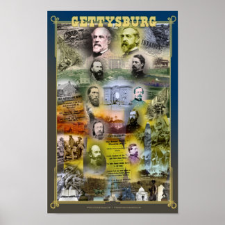Póster Poster del 150 aniversario de Gettysburg