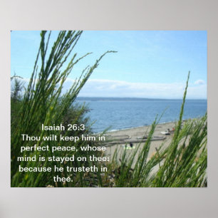 Póster Poster del 26:3 de Isaías