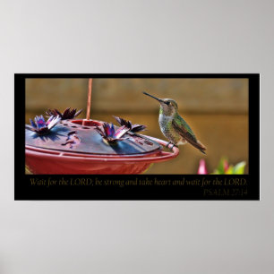 Póster Poster del 27:14 del SALMO