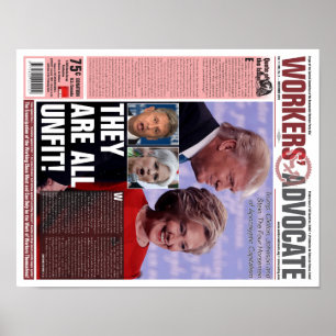 Póster Poster del abogado de los trabajadores - noviembre