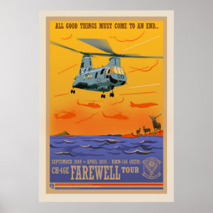 Póster Poster del adiós CH-46