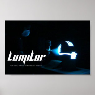 Póster Poster del aerosol del casco de LumiLor