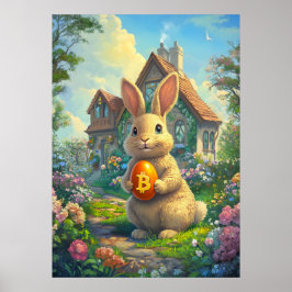 Póster Poster del agujero de Conejo de Bitcoin de Semana 