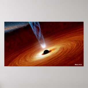 Póster Poster del agujero negro