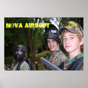 Póster Poster del airsoft de Nova