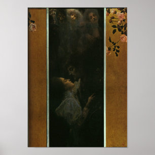 Póster Poster del amor de Gustavo Klimt