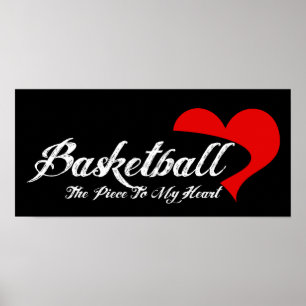 Póster Poster del amor del baloncesto