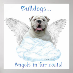 Póster Poster del ángel del bulldog