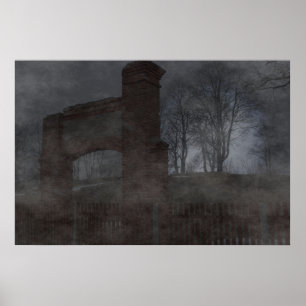 Póster Poster del antiguo cementerio