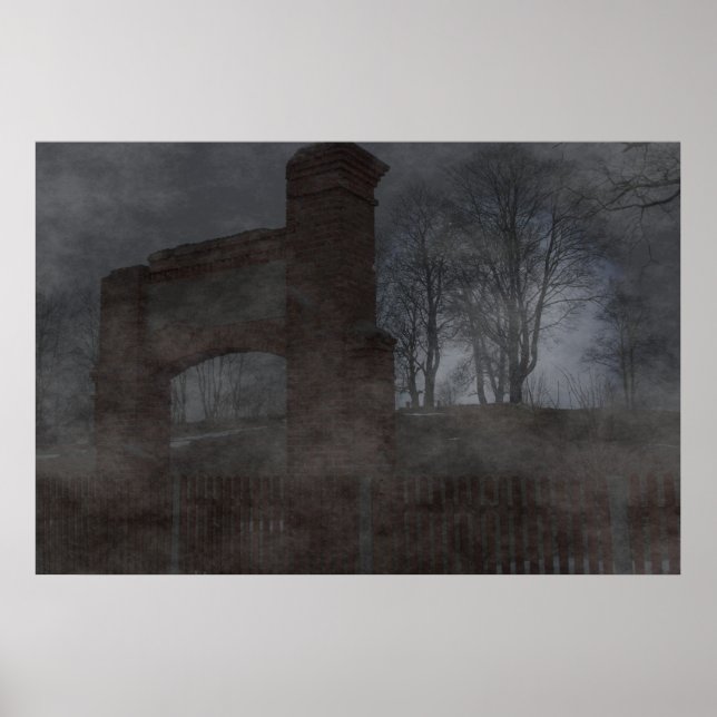 Póster Poster del antiguo cementerio (Frente)