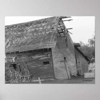 Póster Poster del antiguo granero