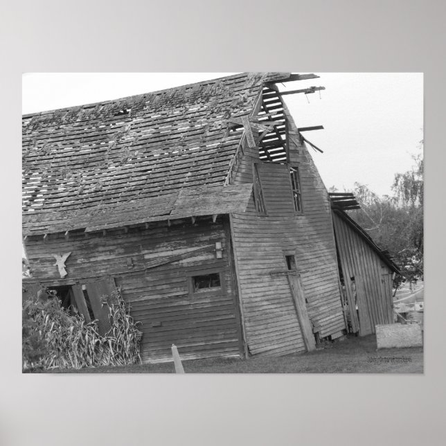 Póster Poster del antiguo granero (Frente)