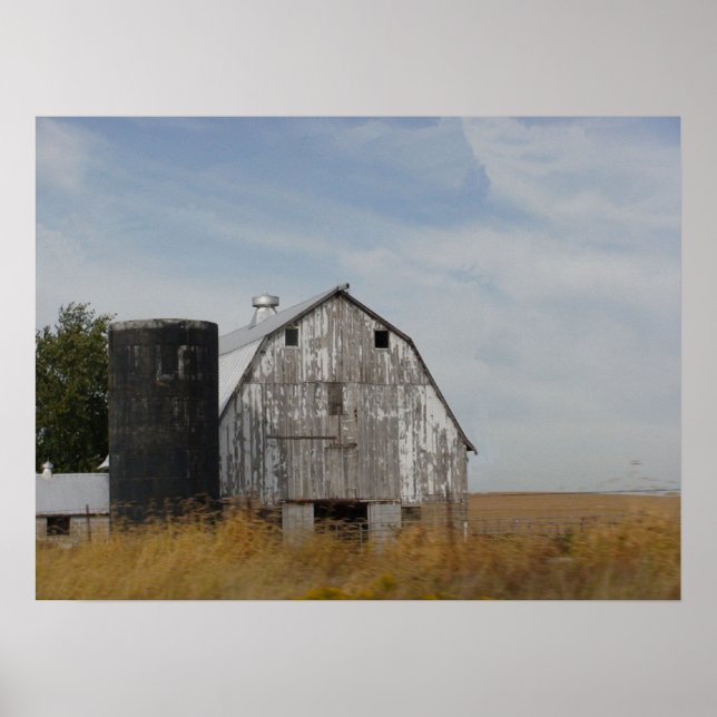 Póster Poster del antiguo granero (Frente)