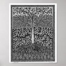 Poster del árbol de la mañana