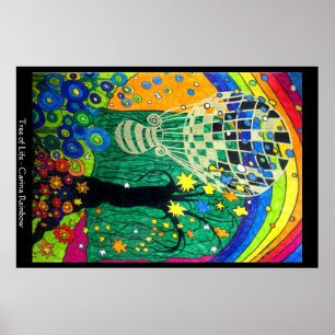 Póster Poster del árbol de la vida