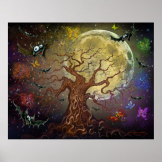 Póster Poster del árbol de la vida