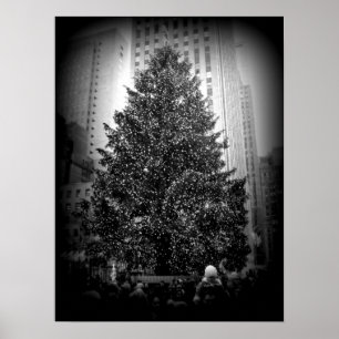 Póster Poster del árbol de navidad de Rockefeller