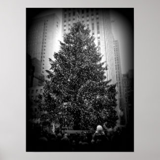 Póster Poster del árbol de Navidad Rockefeller