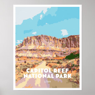 Póster Poster del arrecife del Capitol