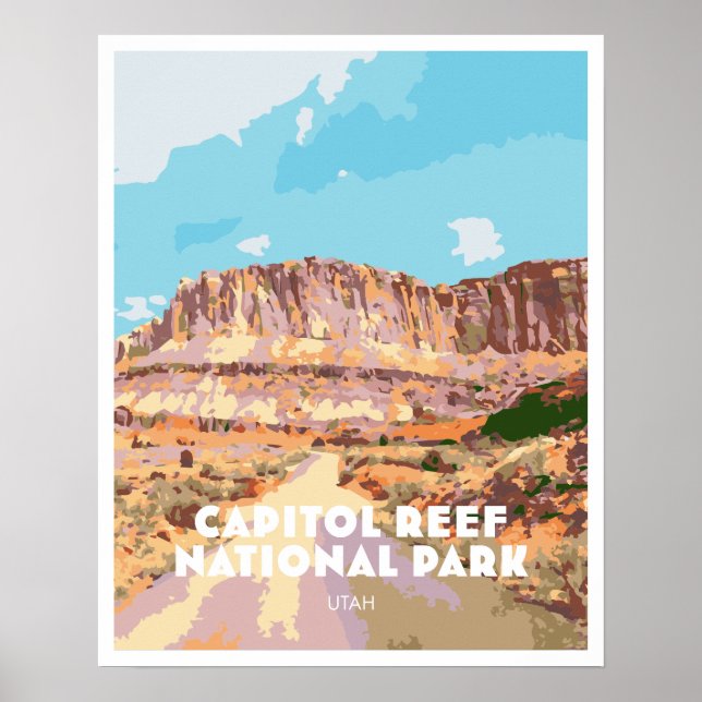Póster Poster del arrecife del Capitol (Frente)