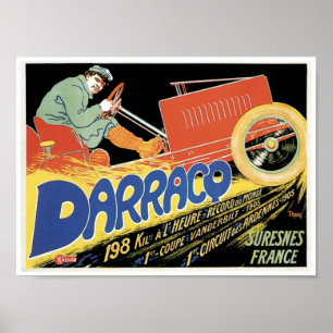 Póster Poster del automóvil de Darraco