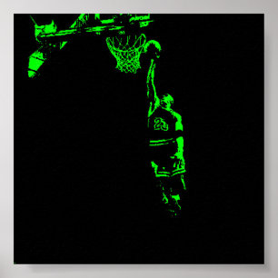 Póster Poster del baloncesto