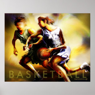 Póster Poster del baloncesto