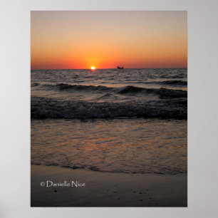 Póster Poster del barco pirata