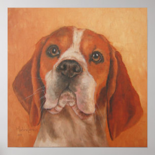 Póster Poster del beagle