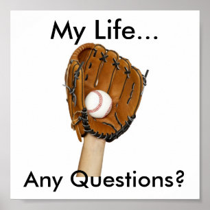 Póster Poster del béisbol